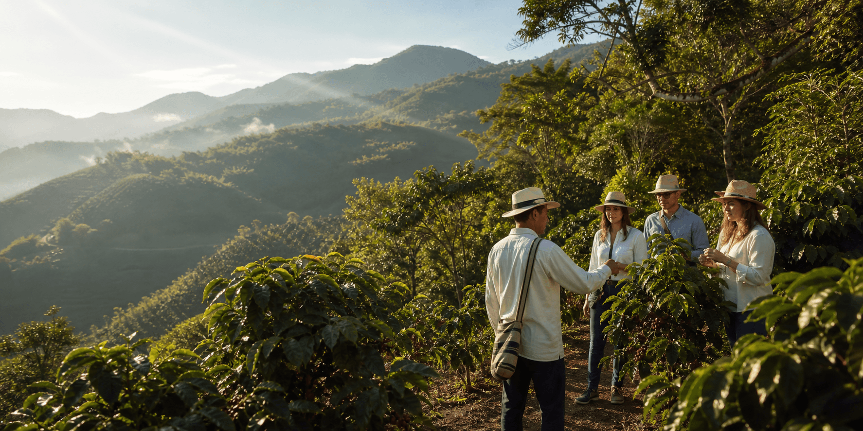 Vista de Ruta del café regenerativo Kunsamu